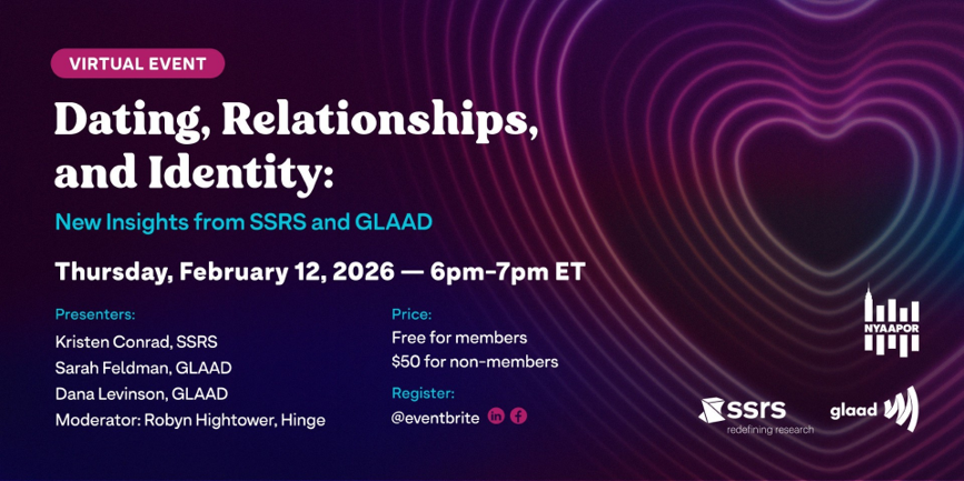 Dating, Relationships and Identity SSRS and GLAAD event