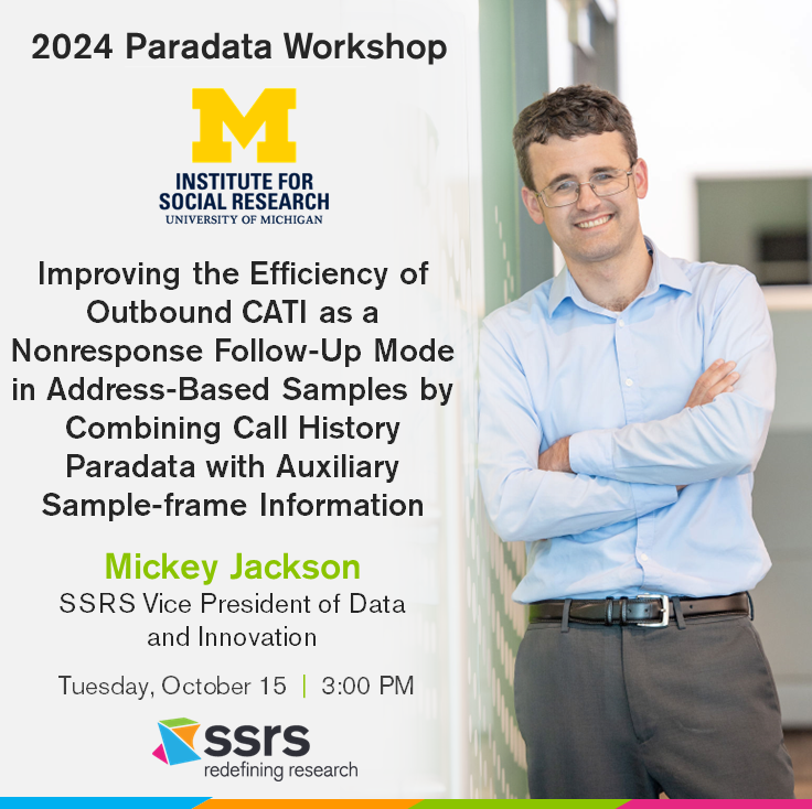 Mickey Jackson 2024 Paradata Workshop